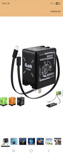 1 gan fast charger - 2-in-1,