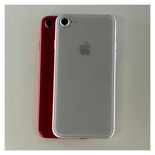 Apple iphone red silver 64gb - apple,